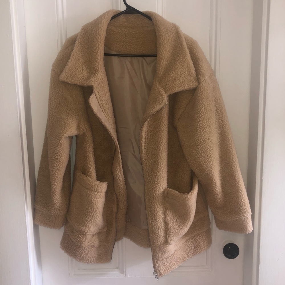 Teddy jacket only worn once!